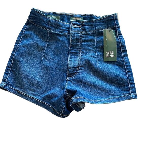 Wild Fable High Rise Denim Shorts Size 00 Waist 24 - Picture 1 of 8
